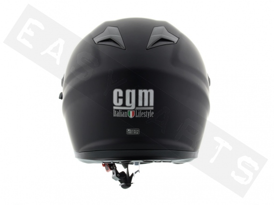 Helm Integral CGM 308A San Francisco Schwarz Matt gummiert (Doppelvisier)